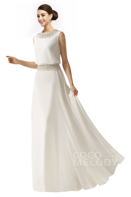 BEACH WEDDING DRESSES WITH COCOMELODY